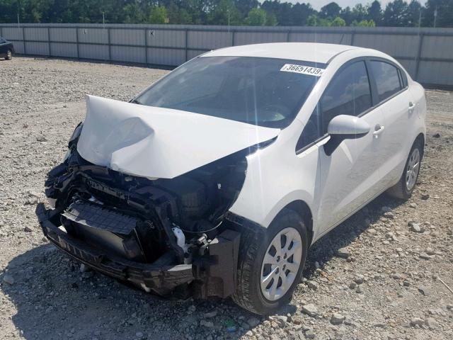 KNADM4A32H6039474 - 2017 KIA RIO LX WHITE photo 2