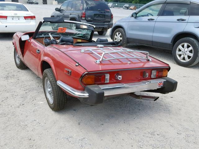 FM62105U - 1977 TRIUMPH CAR SPITFIRE RED photo 3