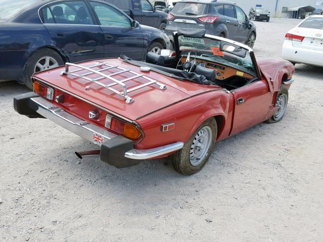 FM62105U - 1977 TRIUMPH CAR SPITFIRE RED photo 4