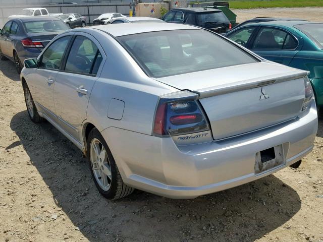 4A3AB76S24E115513 - 2004 MITSUBISHI GALANT GTS SILVER photo 3