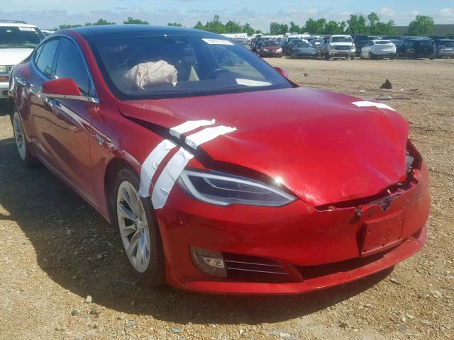 5YJSA1E29GF146415 - 2016 TESLA MODEL S Կարմիր լուսանկար 1