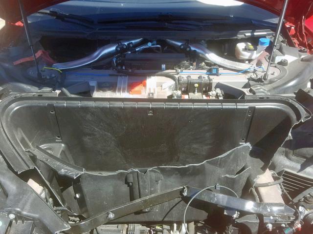 5YJSA1E29GF146415 - 2016 TESLA MODEL S Կարմիր լուսանկար 7