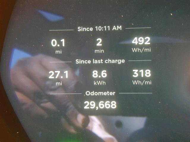 5YJSA1E29GF146415 - 2016 TESLA MODEL S Կարմիր լուսանկար 8