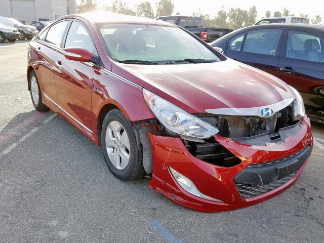 KMHEC4A45CA029364 - 2012 HYUNDAI SONATA HYB RED photo 1