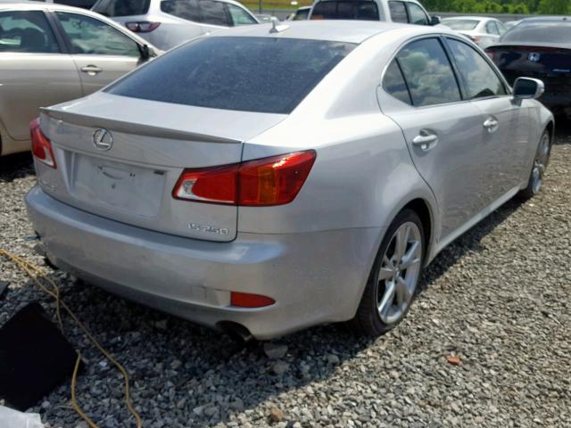 JTHBK262692090326 - 2009 LEXUS IS 250 SILVER photo 4