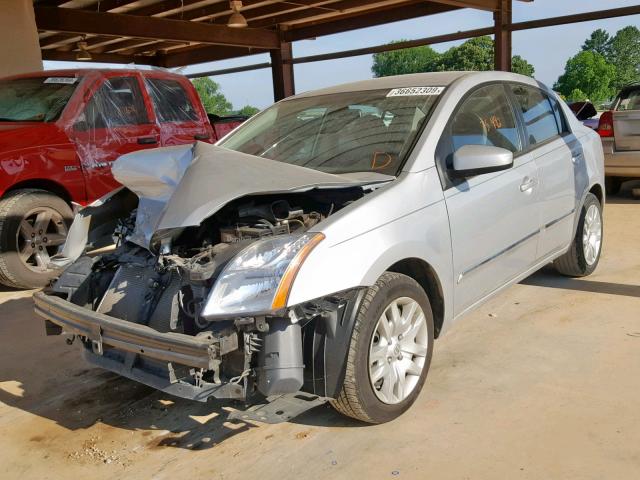 3N1AB6AP2CL721816 - 2012 NISSAN SENTRA 2.0 SILVER photo 2