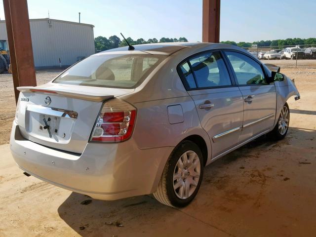 3N1AB6AP2CL721816 - 2012 NISSAN SENTRA 2.0 SILVER photo 4