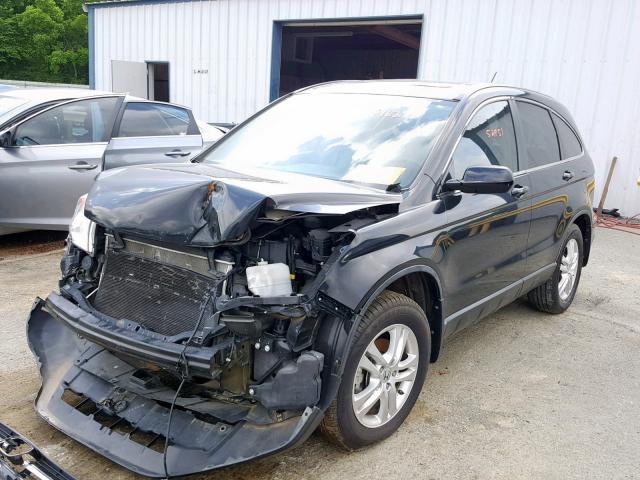 5J6RE3H7XBL016245 - 2011 HONDA CR-V EXL BLACK photo 2