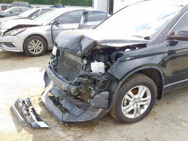 5J6RE3H7XBL016245 - 2011 HONDA CR-V EXL BLACK photo 9