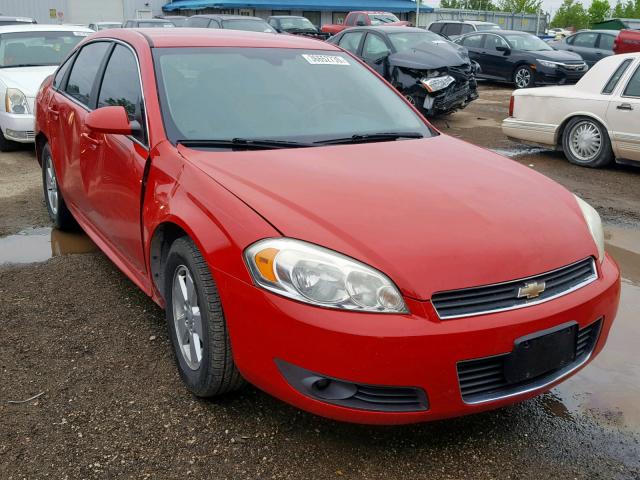 2G1WB5EK9A1163613 - 2010 CHEVROLET IMPALA LT RED photo 1