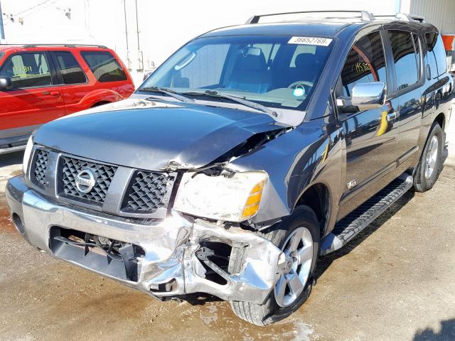 5N1AA08A66N707741 - 2006 NISSAN ARMADA SE GRAY photo 2