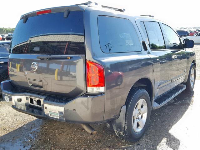 5N1AA08A66N707741 - 2006 NISSAN ARMADA SE GRAY photo 4