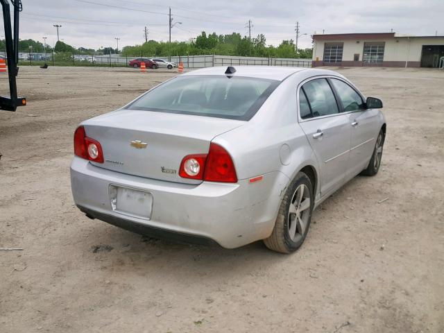 1G1ZC5E04CF278169 - 2012 CHEVROLET MALIBU 1LT SILVER photo 4