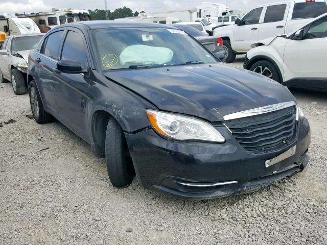 1C3CCBAB1EN206409 - 2014 CHRYSLER 200 LX BLACK photo 1