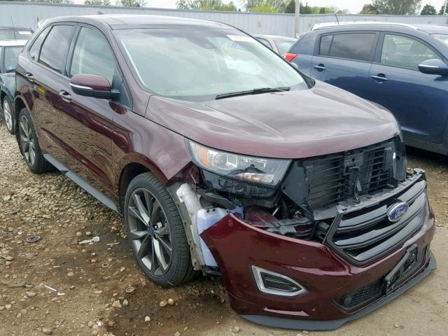 2FMPK4AP1JBC50127 - 2018 FORD EDGE SPORT PURPLE photo 1