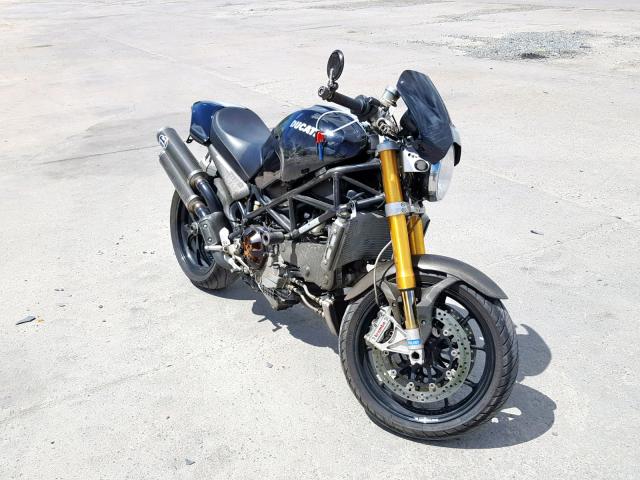 ZDM1RB5T87B087285 - 2007 DUCATI MONSTER S4 BLACK photo 1