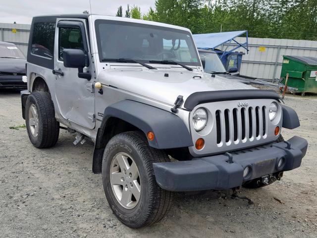 1J4AA2D14AL171277 - 2010 JEEP WRANGLER S SILVER photo 1