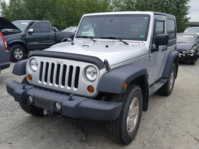 1J4AA2D14AL171277 - 2010 JEEP WRANGLER S SILVER photo 2