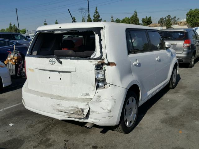 JTLKE50E381052767 - 2008 TOYOTA SCION XB Ақ фото 4