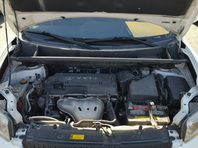 JTLKE50E381052767 - 2008 TOYOTA SCION XB Ақ фото 7