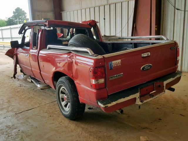 1FTKR4EE7BPA85309 - 2011 FORD RANGER SUP RED photo 3