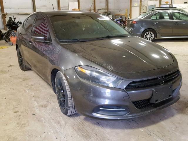 1C3CDFBB2FD128717 - 2015 DODGE DART SXT GRAY photo 1