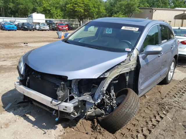 5J8TB3H50EL003156 - 2014 ACURA RDX TECHNO BLUE photo 2