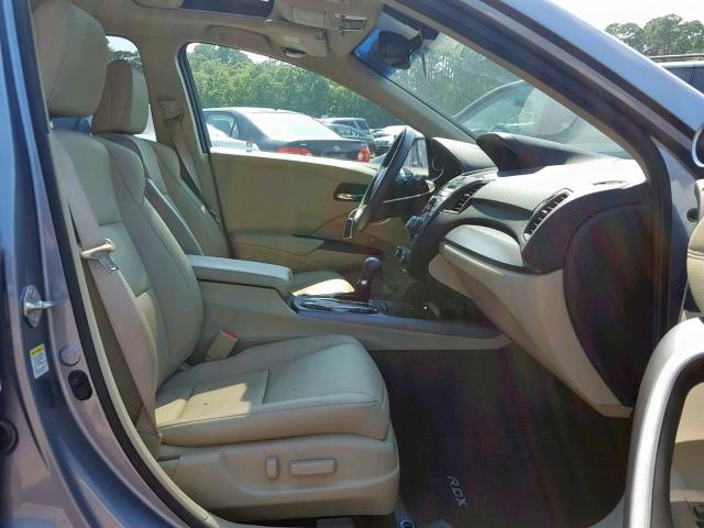 5J8TB3H50EL003156 - 2014 ACURA RDX TECHNO BLUE photo 5