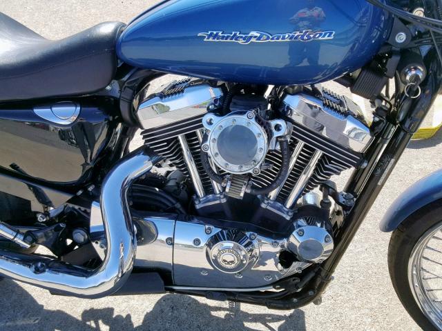 1HD1CGP176K423074 - 2006 HARLEY-DAVIDSON XL1200 C BLUE photo 7