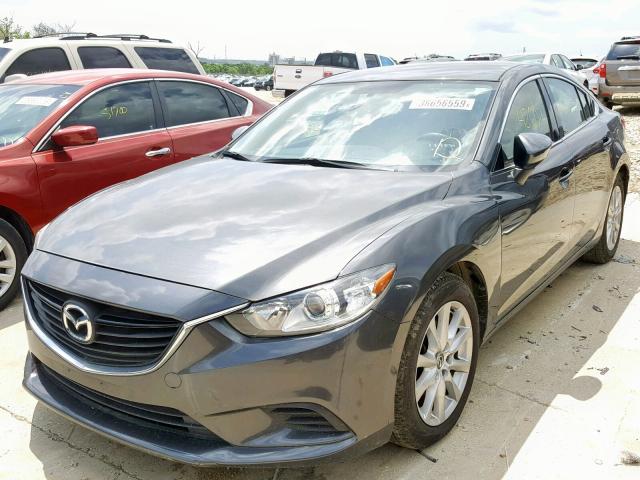 JM1GJ1U53F1193982 - 2015 MAZDA 6 SPORT GRAY photo 2