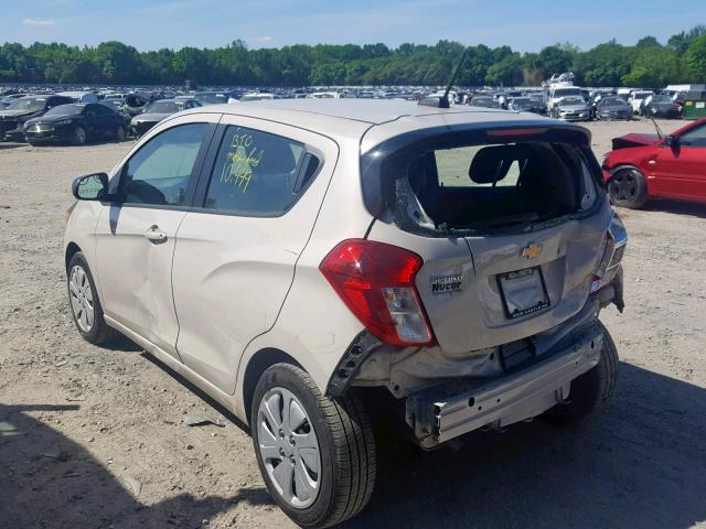 KL8CB6SA1JC470966 - 2018 CHEVROLET SPARK LS SILVER photo 3