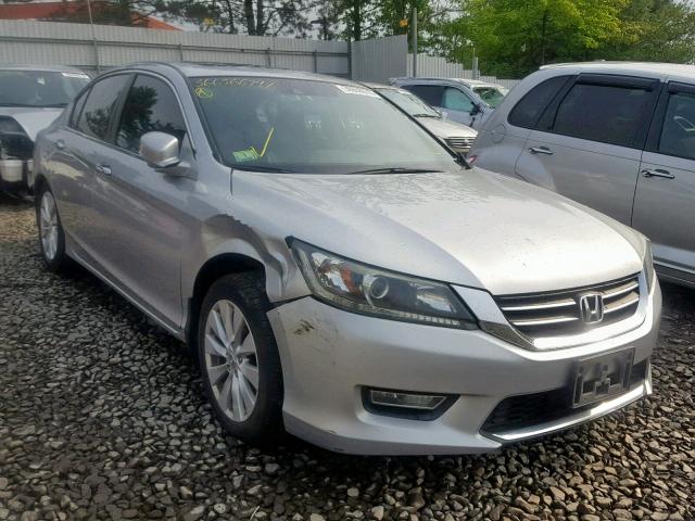 1HGCR2F86DA082135 - 2013 HONDA ACCORD EXL SILVER photo 1