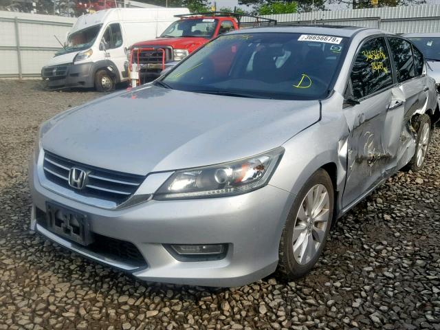 1HGCR2F86DA082135 - 2013 HONDA ACCORD EXL SILVER photo 2