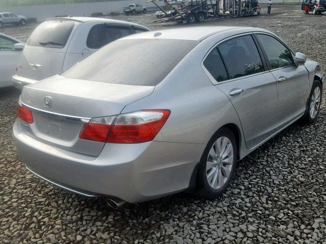 1HGCR2F86DA082135 - 2013 HONDA ACCORD EXL SILVER photo 4