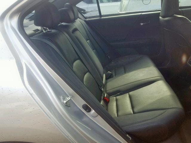 1HGCR2F86DA082135 - 2013 HONDA ACCORD EXL SILVER photo 6