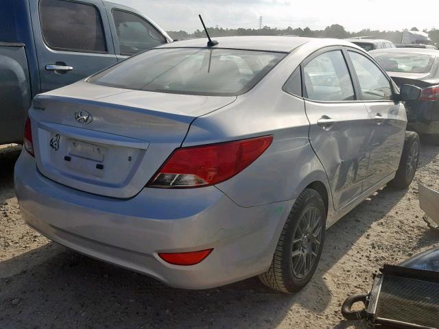 KMHCT4AE5GU063082 - 2016 HYUNDAI ACCENT SE SILVER photo 4