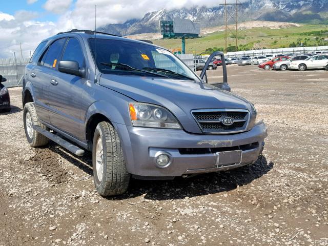 KNDJC733X55459539 - 2005 KIA SORENTO EX GRAY photo 1