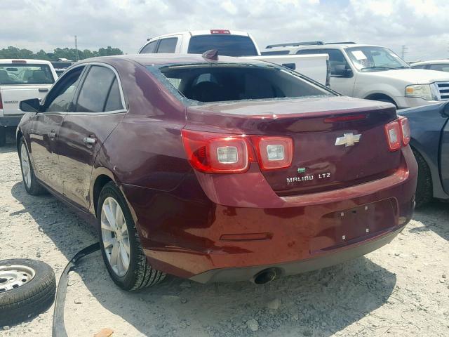 1G11F5SL3FF235661 - 2015 CHEVROLET MALIBU LTZ მუქწითელი ფოტო 3