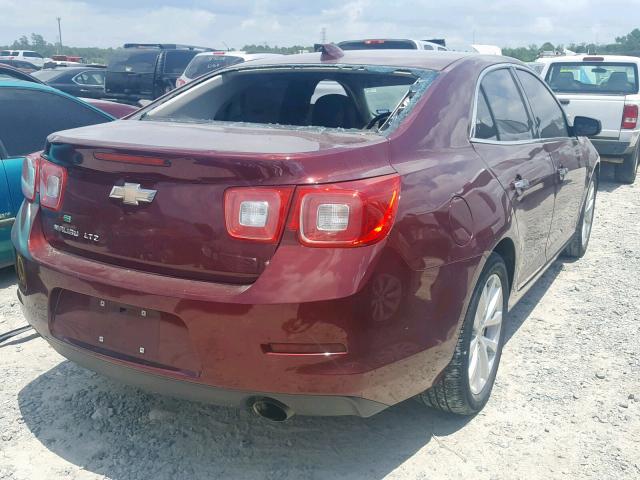 1G11F5SL3FF235661 - 2015 CHEVROLET MALIBU LTZ მუქწითელი ფოტო 4