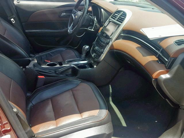 1G11F5SL3FF235661 - 2015 CHEVROLET MALIBU LTZ მუქწითელი ფოტო 5