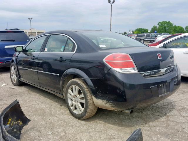 1G8ZS57N78F121126 - 2008 SATURN AURA XE BLACK photo 3