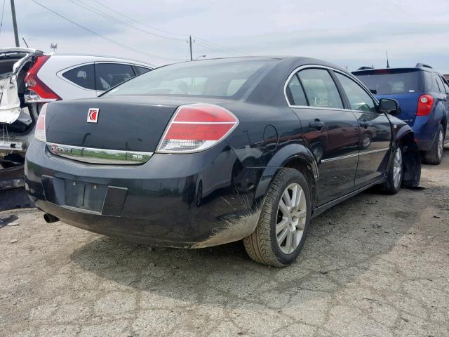 1G8ZS57N78F121126 - 2008 SATURN AURA XE BLACK photo 4