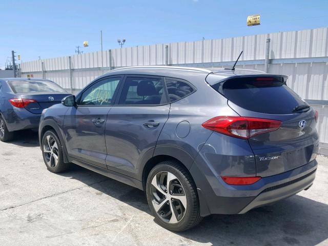 KM8J3CA27GU186910 - 2016 HYUNDAI TUCSON LIM GRAY photo 3