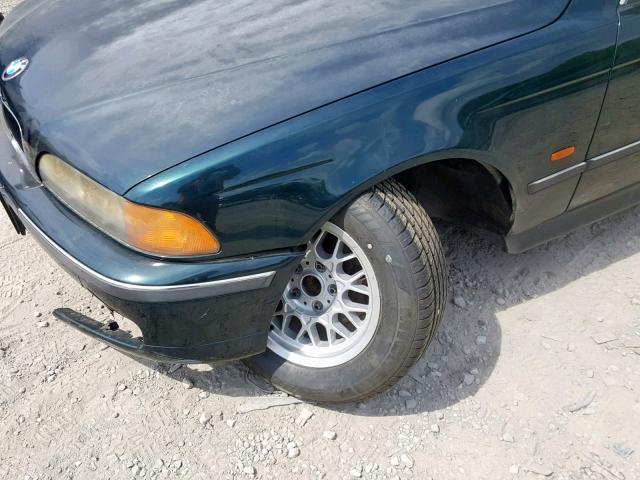 WBADD6324VBW23846 - 1997 BMW 528 I AUTO GREEN photo 9