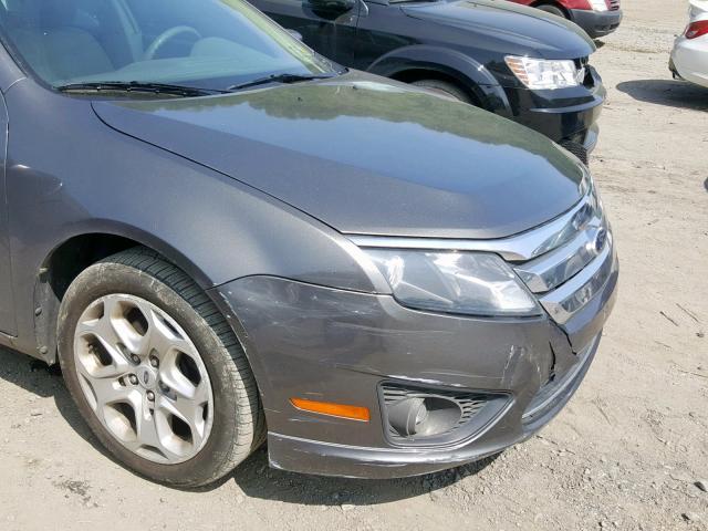 3FAHP0HA9AR361830 - 2010 FORD FUSION SE GRAY photo 9