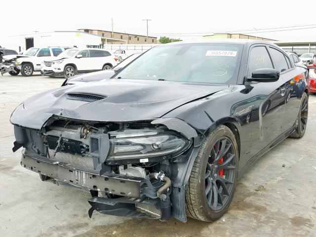 2C3CDXL99GH169237 - 2016 DODGE CHARGER SR BLACK photo 2