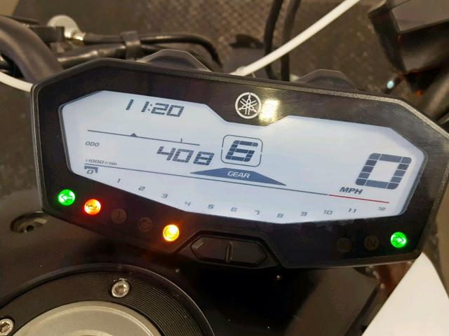 JYARM27E6JA001489 - 2018 YAMAHA MT07 WHITE photo 7