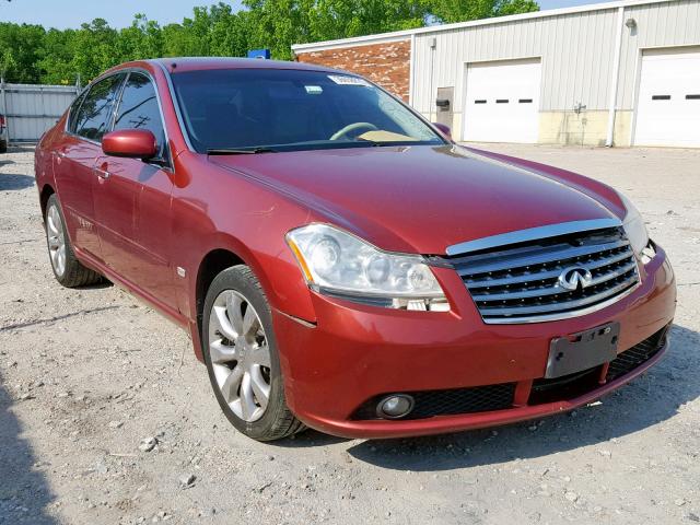 JNKAY01F17M453612 - 2007 INFINITI M35 BASE RED photo 1