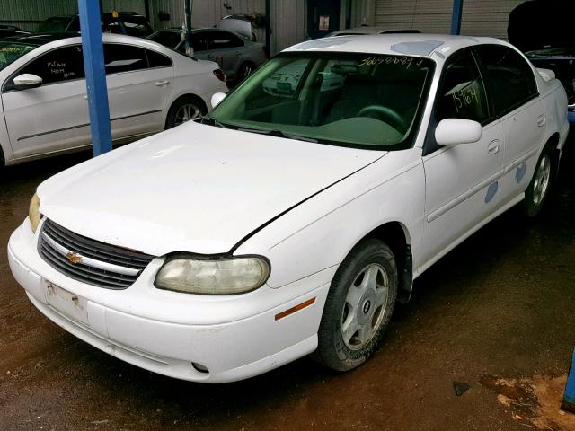 1G1NE52JX16100981 - 2001 CHEVROLET MALIBU LS WHITE photo 2