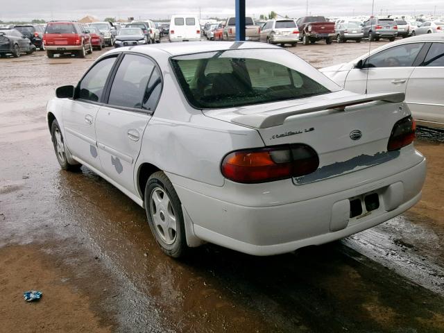 1G1NE52JX16100981 - 2001 CHEVROLET MALIBU LS WHITE photo 3